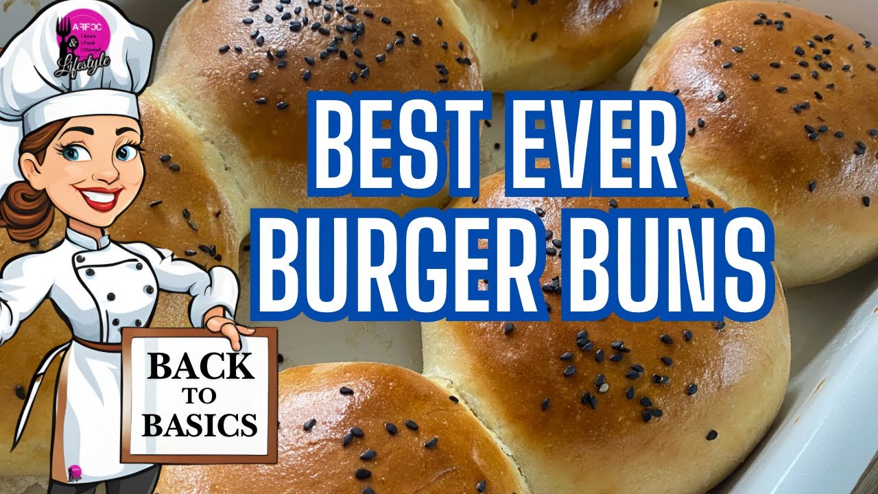 How to Make Burger Buns that Don't Fall apart | Burger Bun Recipe
