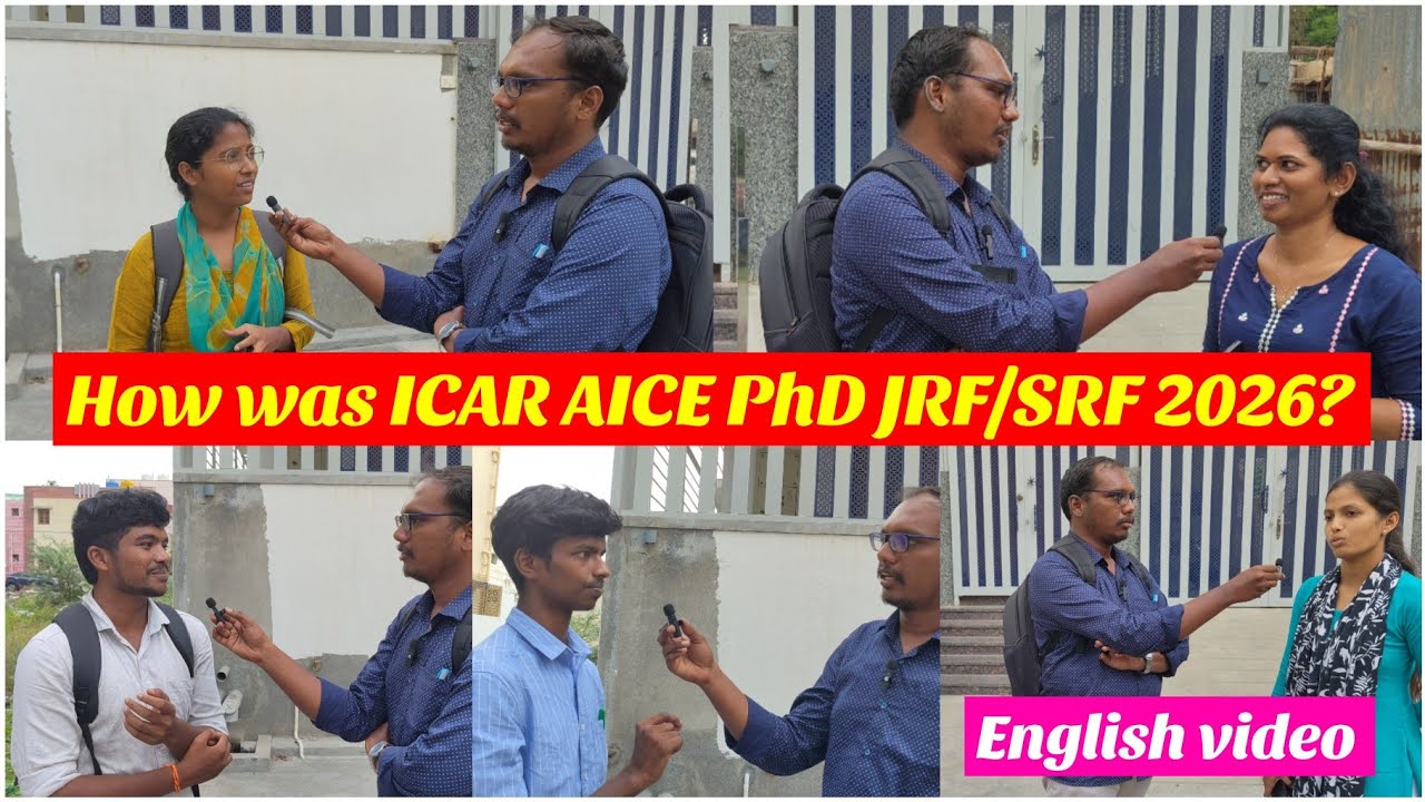 How was ICAR AICE PhD JRF/SRF 2026? Review & toughness level