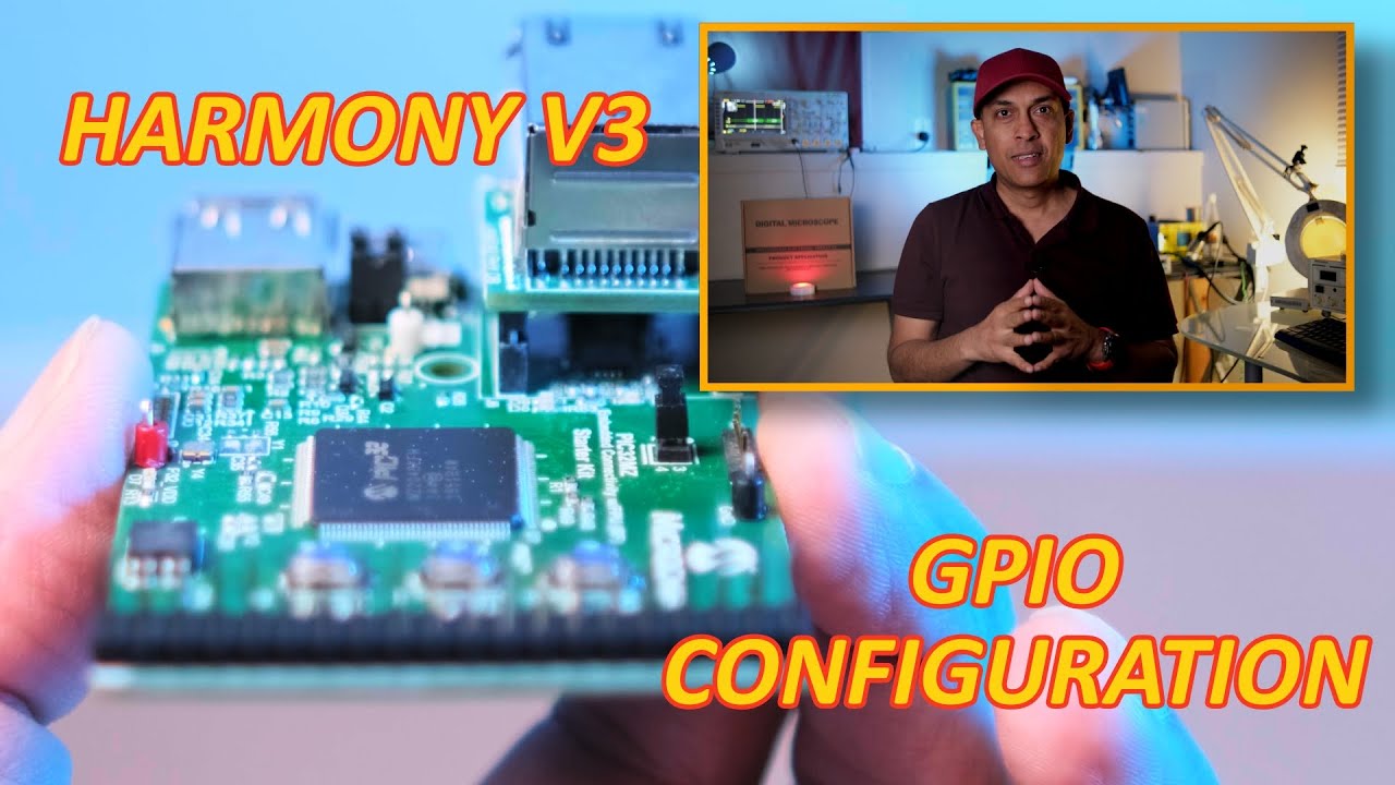 PART2 |PIC32MZ  | HARMONY3 GPIO CONFIGURATION | PIC32MZ2048EFH144