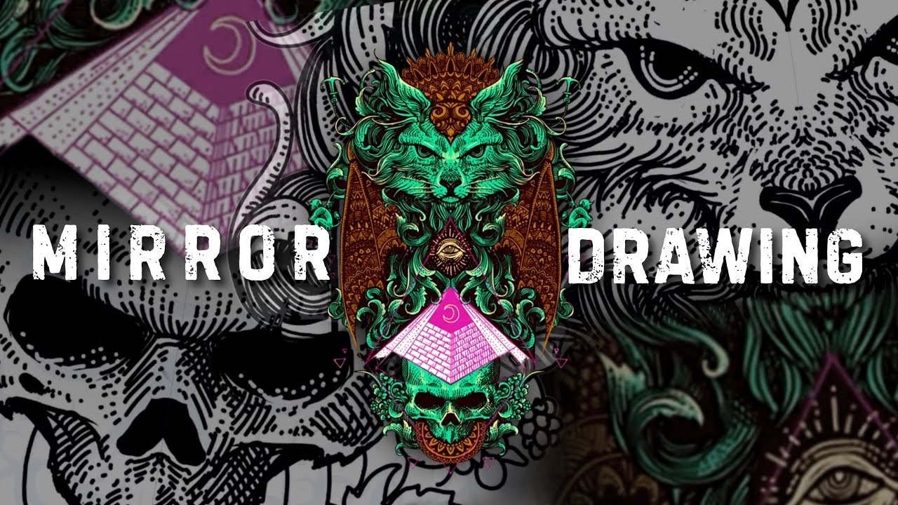 how to miror drawing on manga studio - time lapse