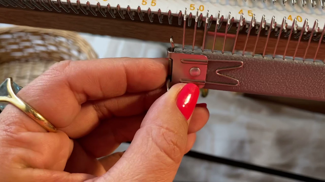 MACCHINA PER MAGLIERIA prima lezione inizio del lavoro (metodo 1)