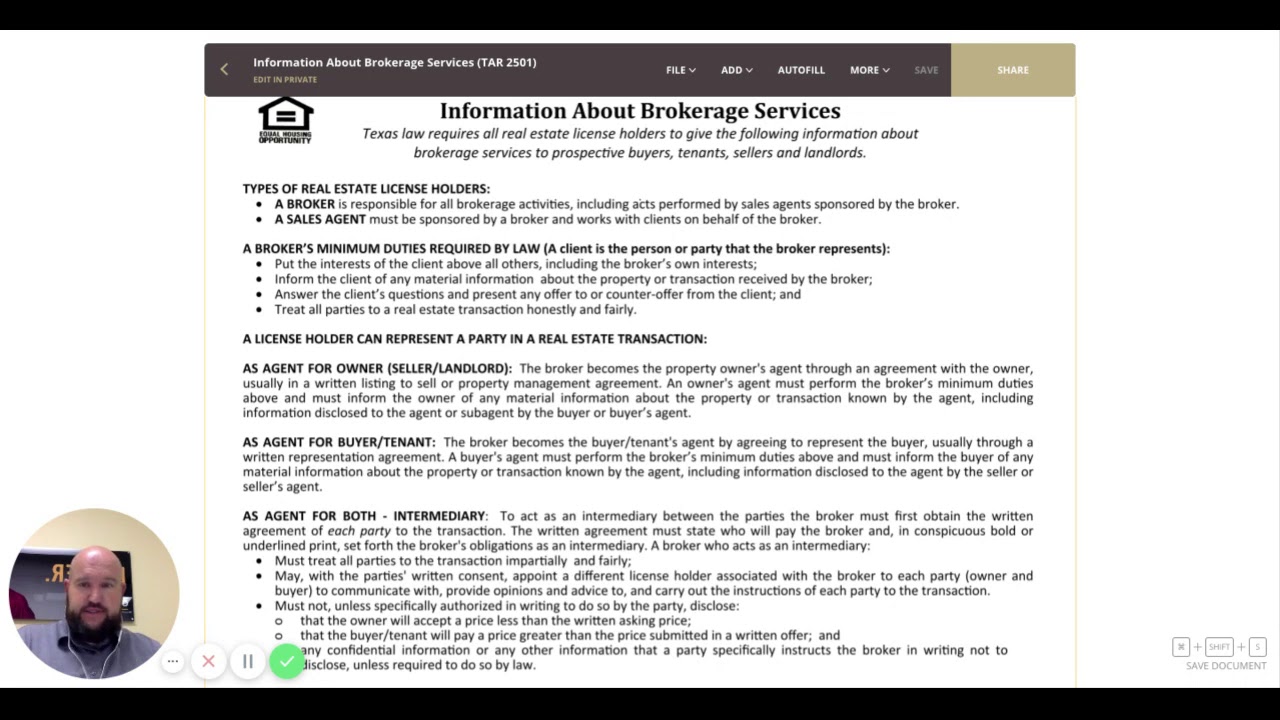 Information About Brokerage Services