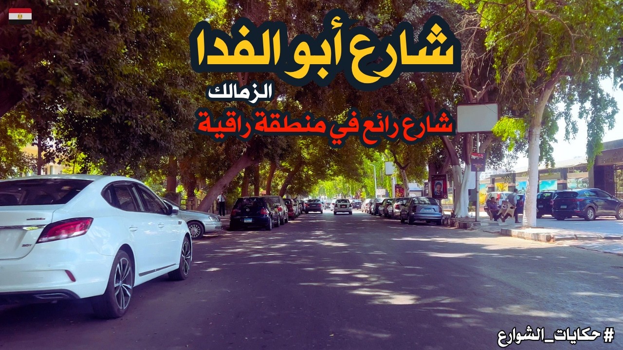 شارع ابو الفدا|الزمالك|جوله رائعه على نيل مصر|walking in cairo|Egyptian streets