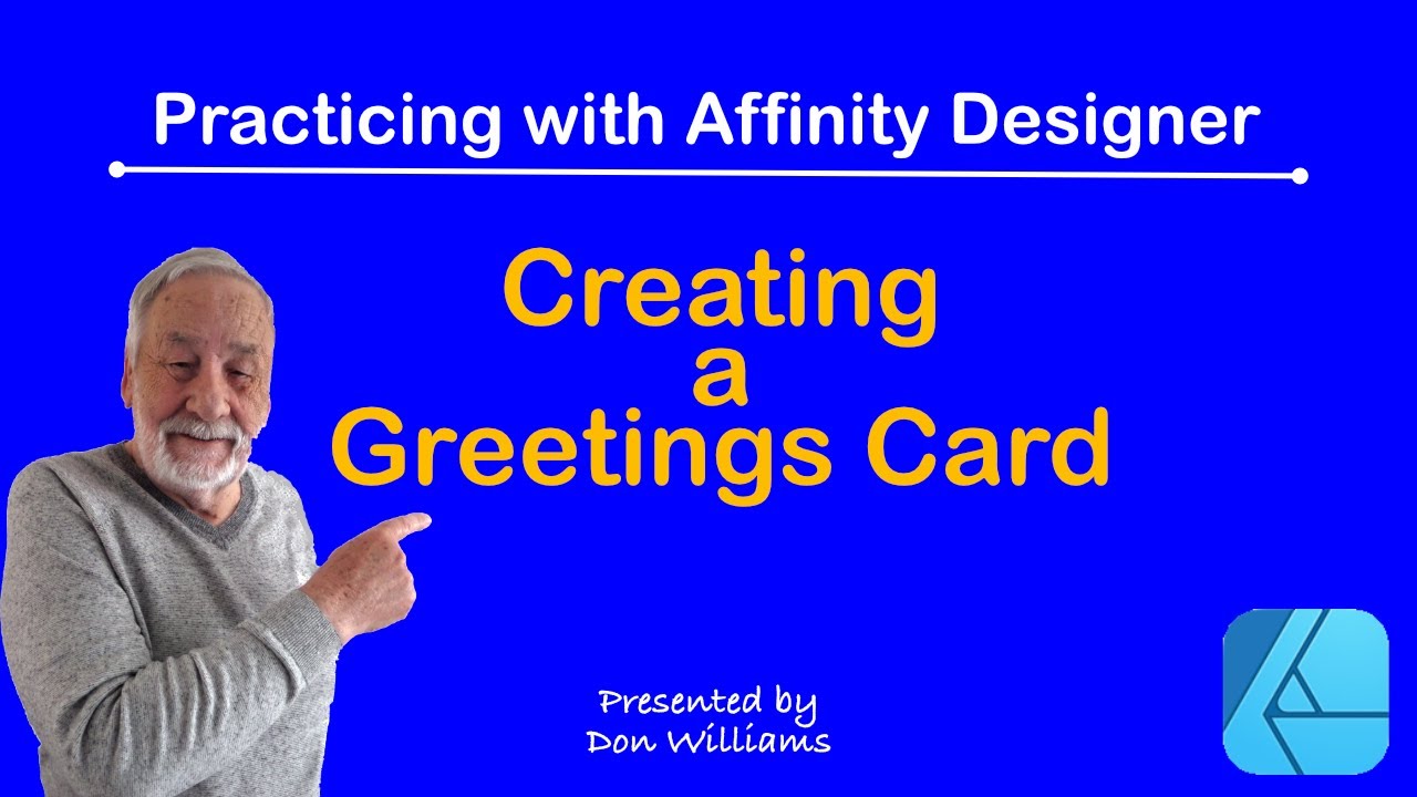 Affinity Designer Practice - Making a Greetings Card