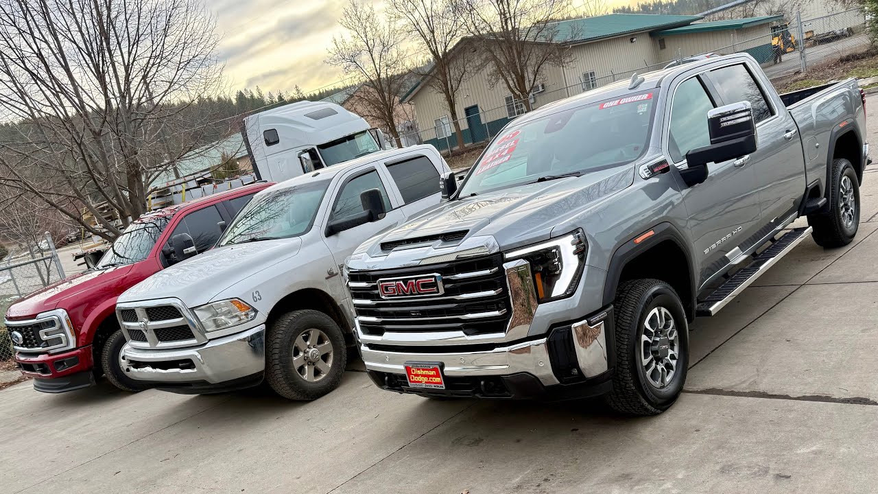 GMC Sierra Duramax 2025 года. Сравнение с Powerstroke и Cummins.