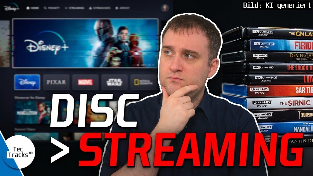 STREAMING? NEIN DANKE! ❌ | Der Fall Disney+ & warum ich Discs liebe! | Meine Meinung! | TecTracks HD