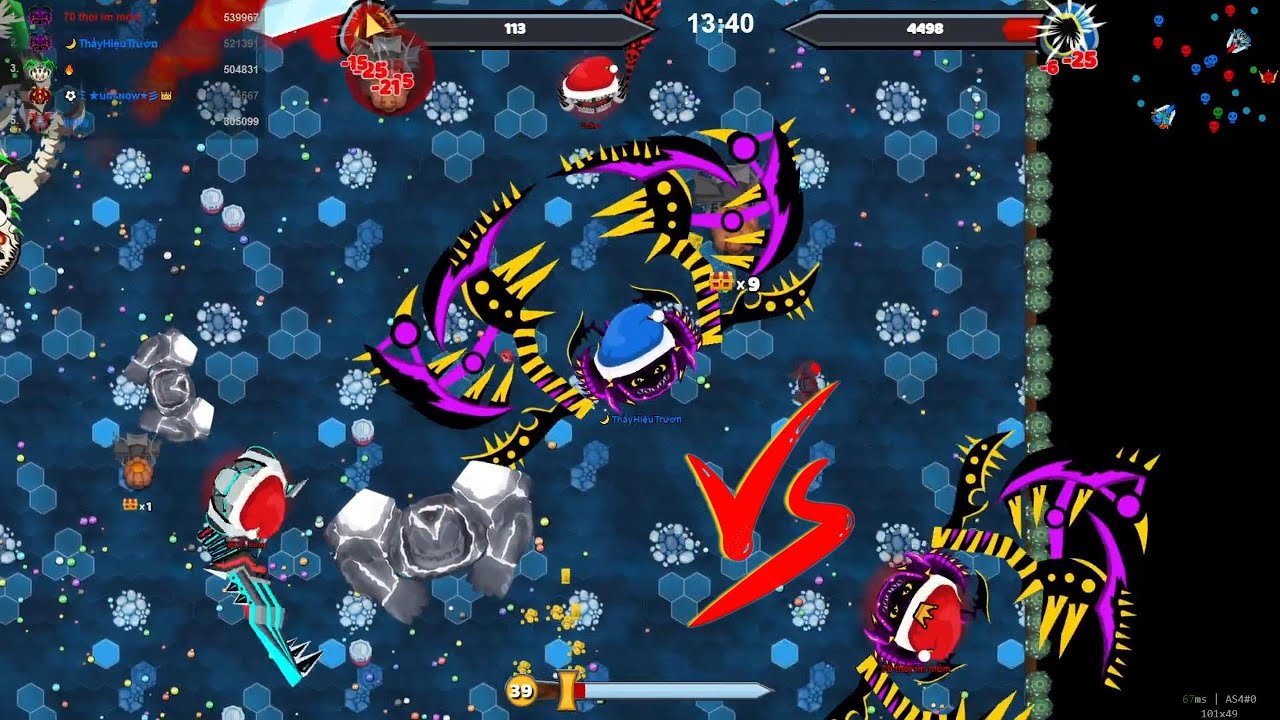 Evowars.io #667 : Trận cuối Rank 99 - Trận đầu Rank 100 Acc A Đức Hiếu
