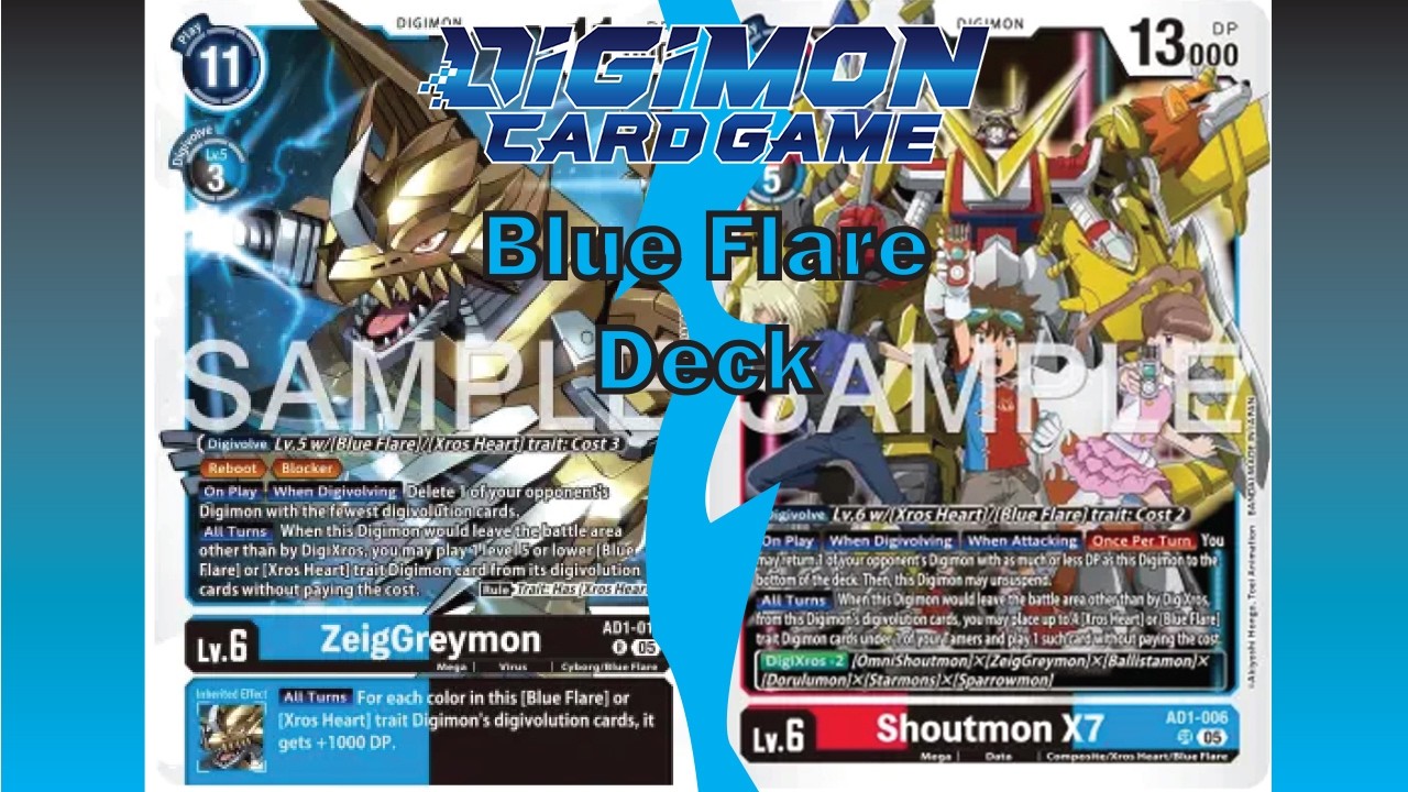 DCGO (AD 01 Update) Blue Flare Deck (Part 1)