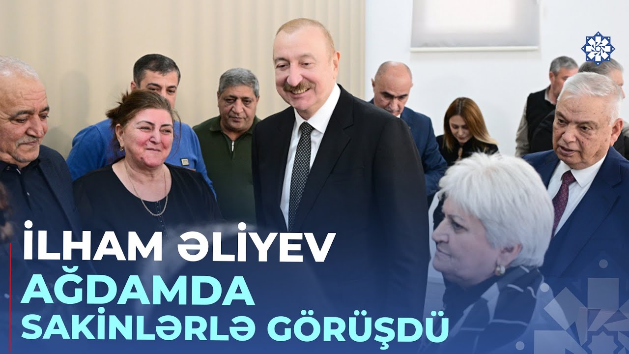 Prezident İlham Əliyev Ağdamda 2-ci yaşayış kompleksinin açılışında iştirak edib