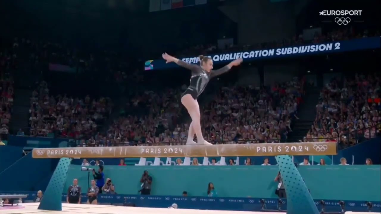 Angela Andreoli Beam Qualifications 2024 Olympics