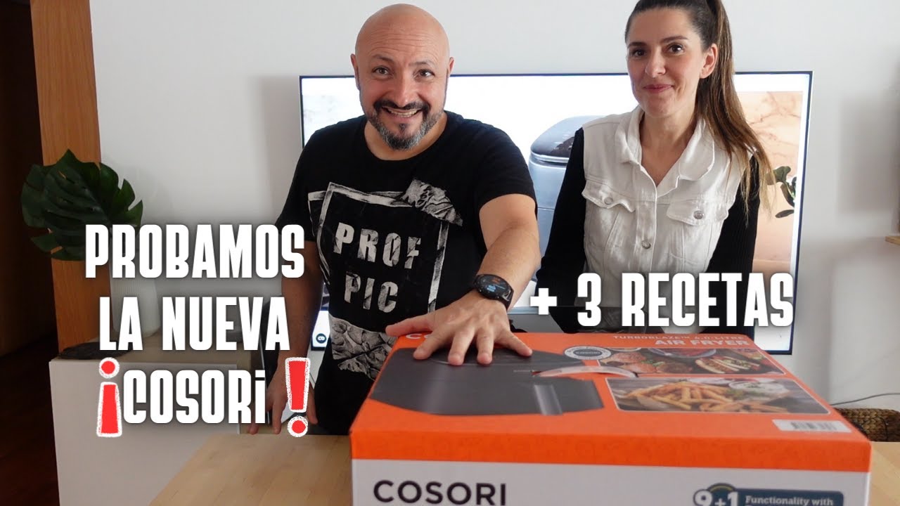 3 RECETAS FÁCILES y RÁPIDAS en freidora de aire COSORI TURBOBLAZE DC601