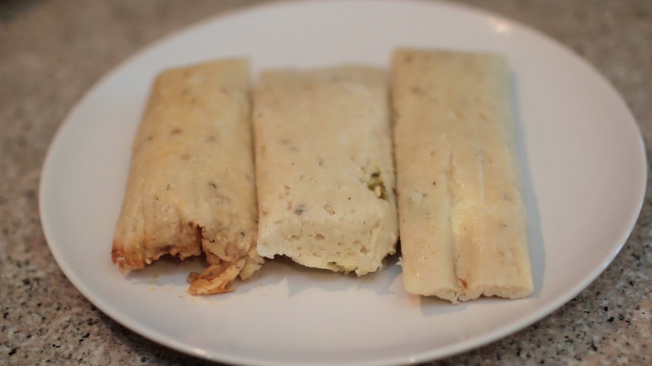 TAMALES DE POLLO, PUERCO Y JALAPEÑO CON QUESO  | CocinandoConJuanita