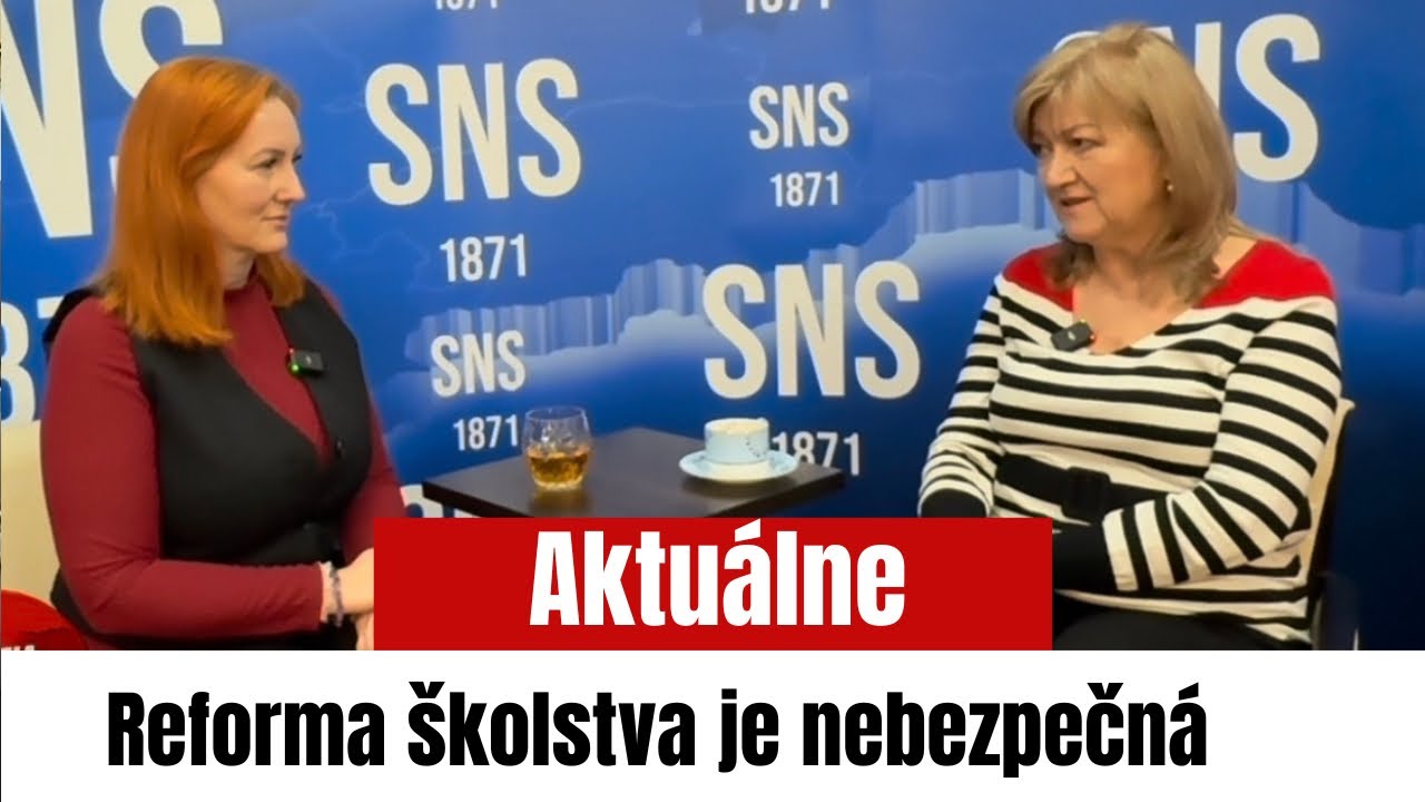 🎙️ Olga Nachtmannová: Reforma školstva prinesie chaos 