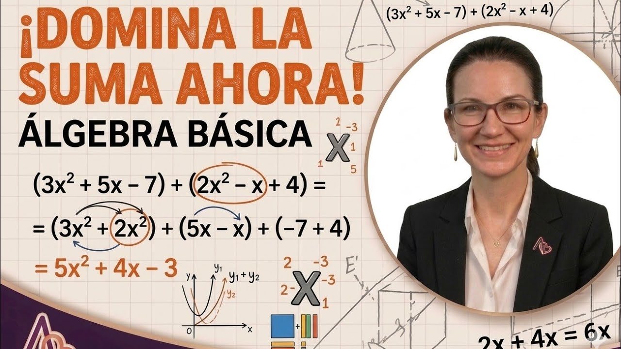 5. Si no entiendes la suma de polinomios, este video es para ti