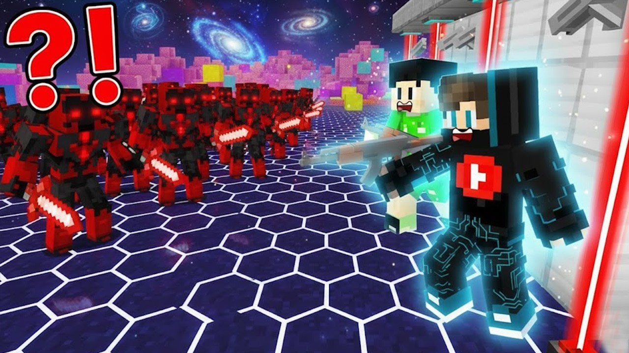 ماين كرافت : الحماية ضد الدفاع ولكن جيش من الكارد قرر يقتحم بيتي !!؟ 😱🔥