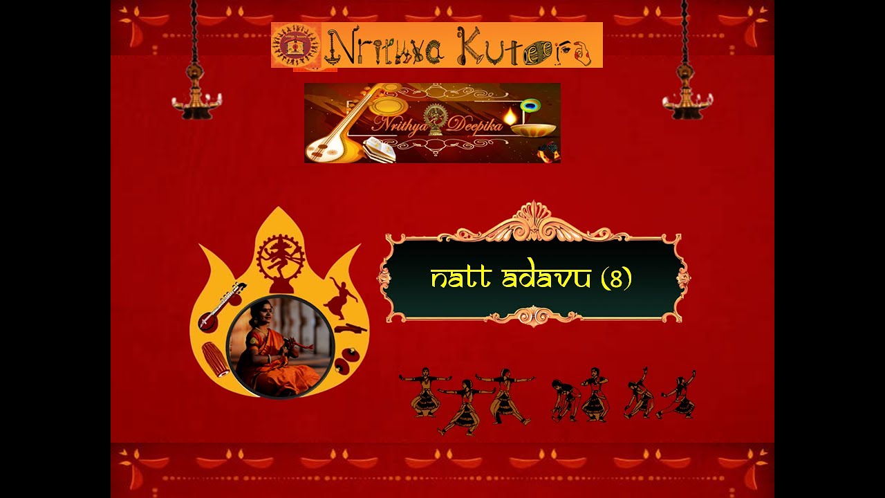 Натт Адаву Отредактировано | Нритья Дипика Абхьяса Малика | Ступени Бхаратанатьям|Калакшетра| Нри...