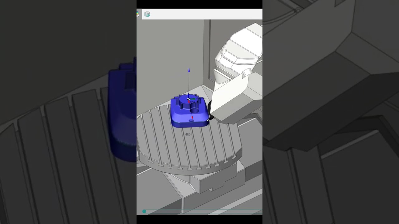 SprutCAM Mill 5 Axis DMU 125P Simulation