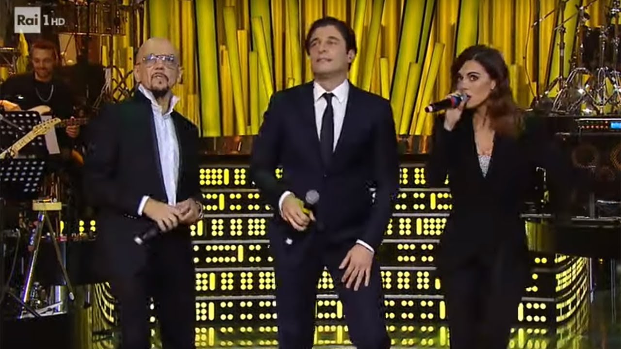 Enrico, Bianca e Lino Guanciale: 