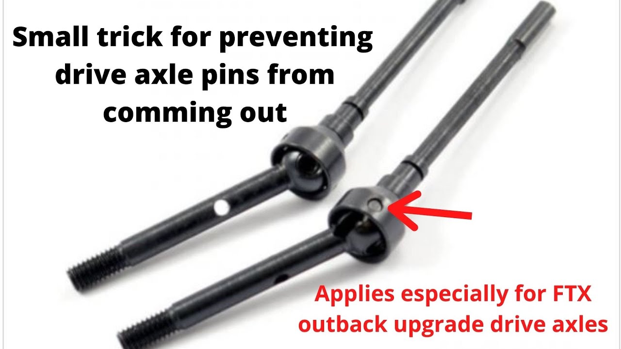 Useful Tip for preventing RC axleshaft pins from sliding out