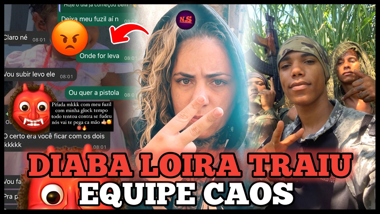 Diaba Loira Trai Equipe Caos Tenta Matar Cavalin e Choca As Redes Sociais