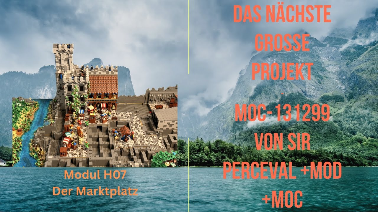 Das nächste Grosse Project #14 Modul H07 Market Place ( lesdiy MOC-131299 )+MOD +MOC