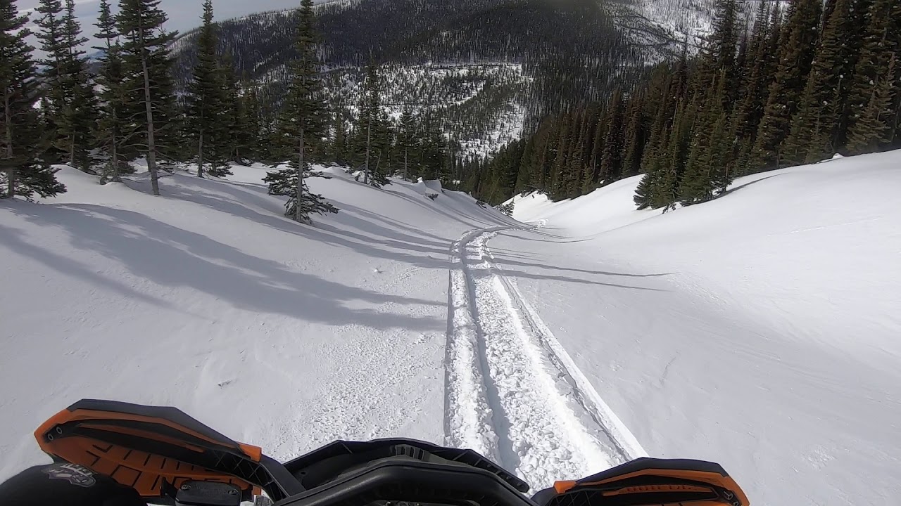 Snowmobiling Seeley Lake, Montana Matt Mountain!