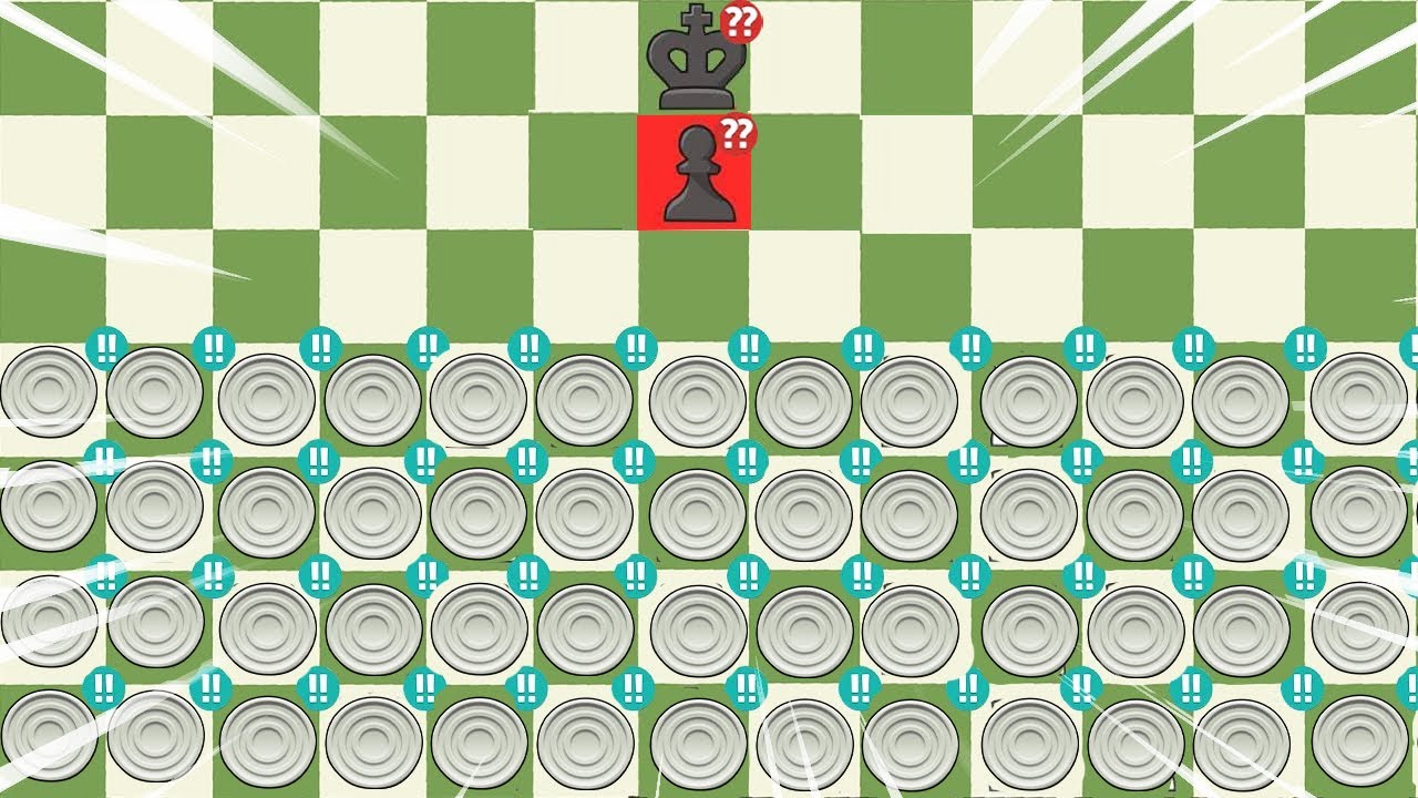 50 CHECKERS VS 1 PAWN! | Chess Memes #73