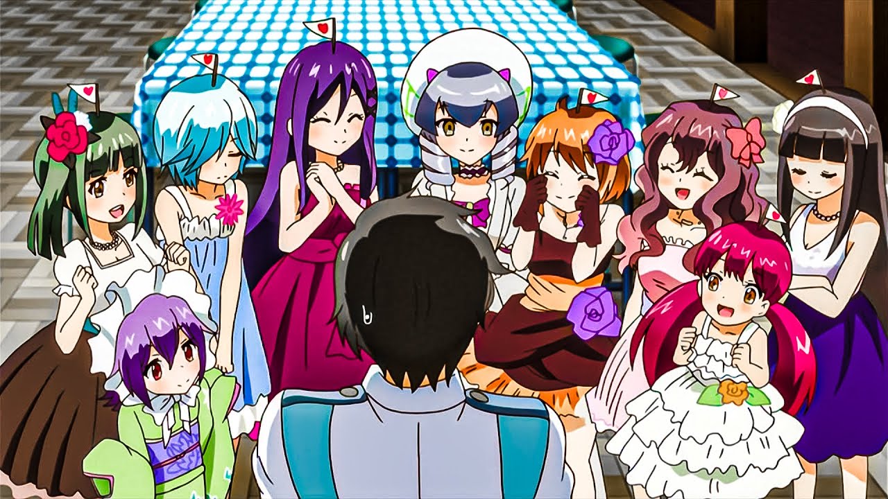 Lonely Boy Lives in 1 House with 13 Girls that Love him!
