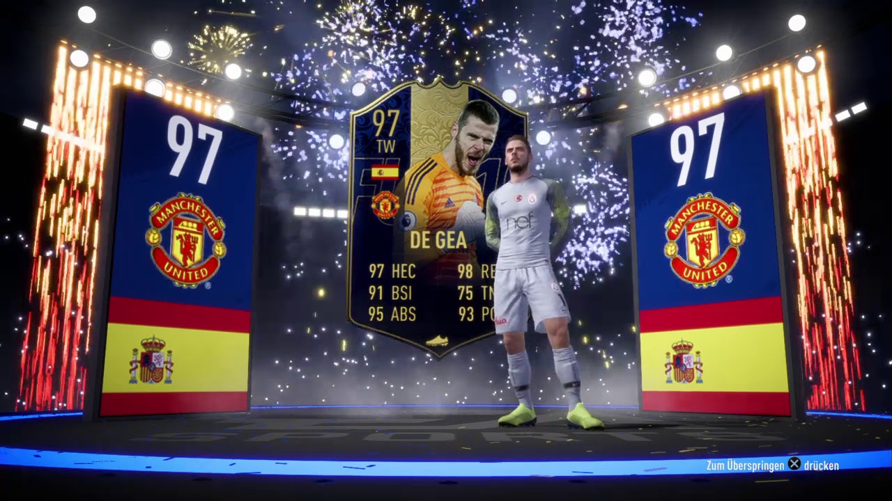 David De Gea Toty in a pack  |Fifa 19