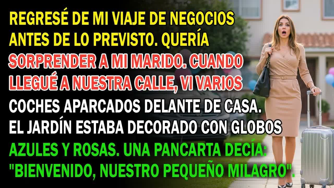 Volví Del Viaje De Trabajo Más Temprano De Lo Planeado. Pero Al Llegar A La Puerta, No Podía Creerlo