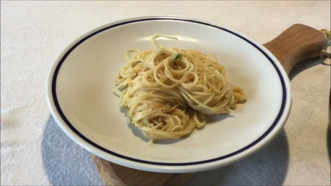 Spaghettino al limone e timo (videoricetta n° 1047)