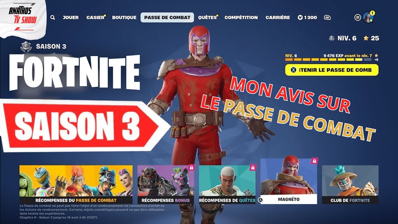 MON AVIS SUR LE BATTLE PASS DE FORTNITE (Chapitre 5 Saison 3)