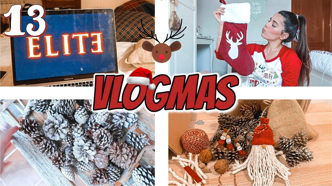 UN DÍA CONMIGO 🦌 VLOGMAS 13: Ideas DIY decoración Navidad 🎁 🎅🏽🎄 | Museecoco