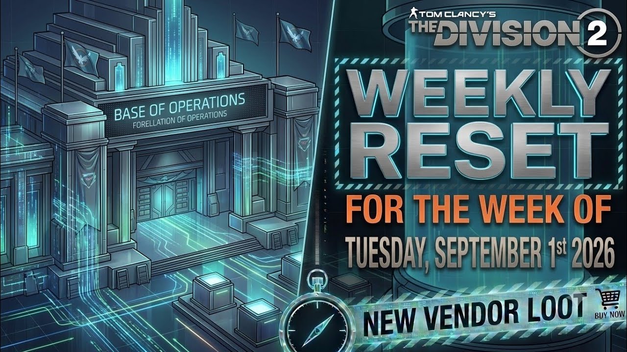 Division 2 Weekly vendor loot reset.