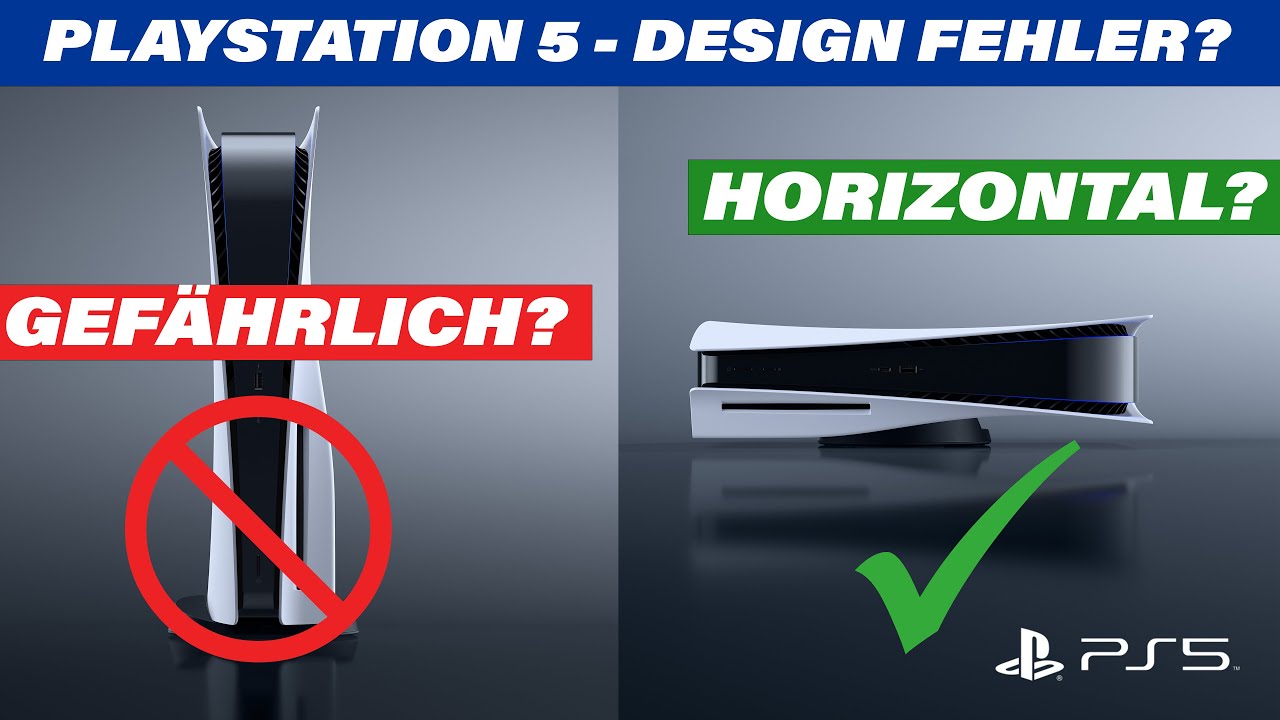 Sony PlayStation 5 Design Fehler? | PS5 Liquid Metal Problem? PS5 Vertical or Horizontal? Aufkl&auml;rung