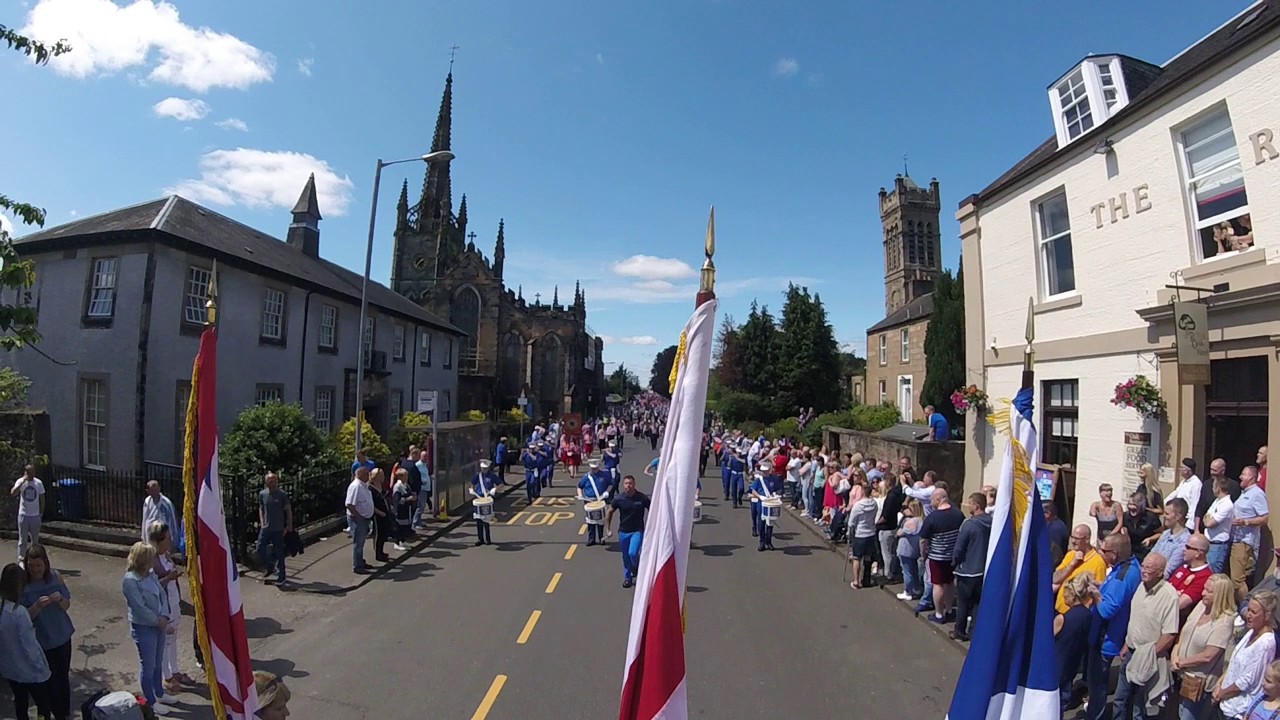Saltcoats Protestant Boys FB - Central Boyne Demonstration, Alloa 2017