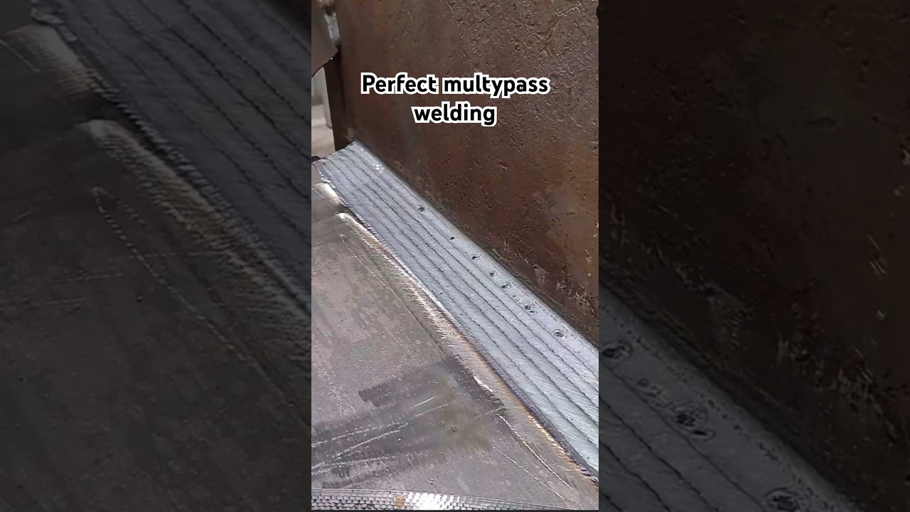 Perfect mig welding Multypass #sorts #welding