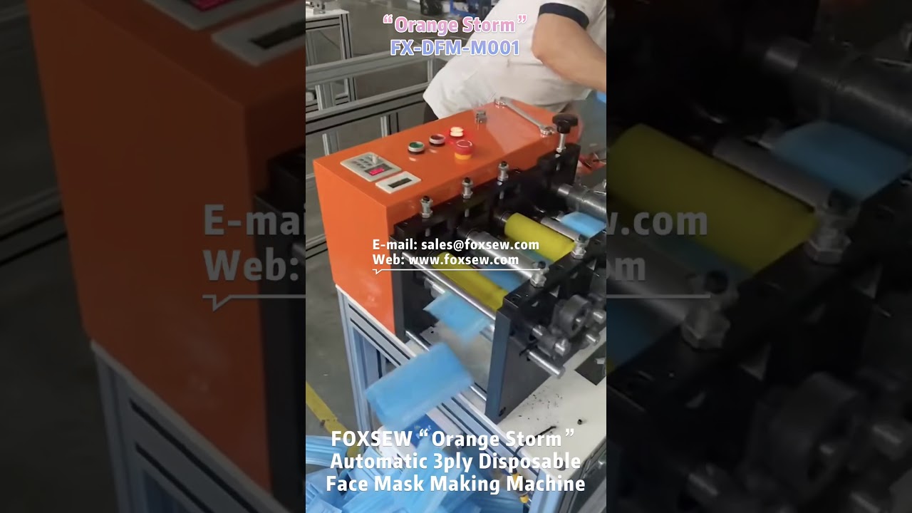 Automatic 3ply Disposable Face Mask Making Machine