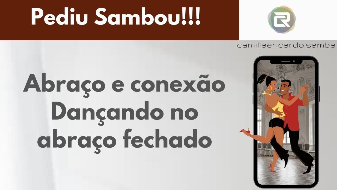 Abraço e conexão. Dançando no abraço fechado - Pediu Sambou #sambadegafieira