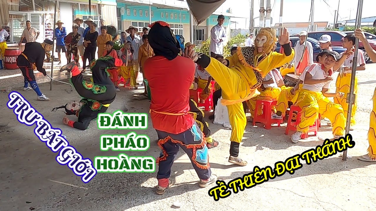 Tề Thiên Đại Thánh và Trư Bát Giới ĐÁNH PHÁ QUÀN đám tang - Đội Huỳnh Thành (Cà Mau)