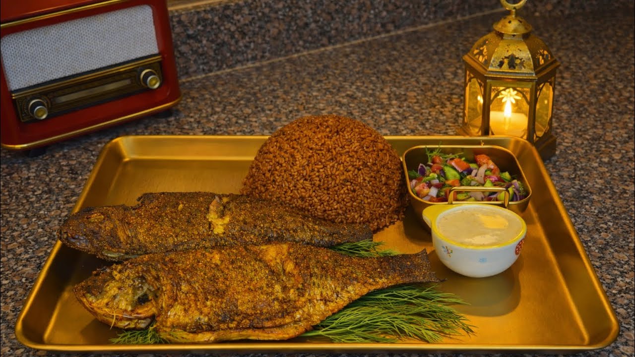 اخيرا سمك صحي يناسب الصيام 🐟 بمعلقة زيت واحده بس إنسي القلي❌