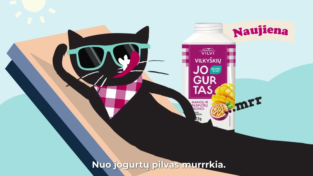 VILVI jogurtai, kefyras - vasaros tai gardumynas! Bei ypatinga mangų ir pasiflorų skonio naujiena!