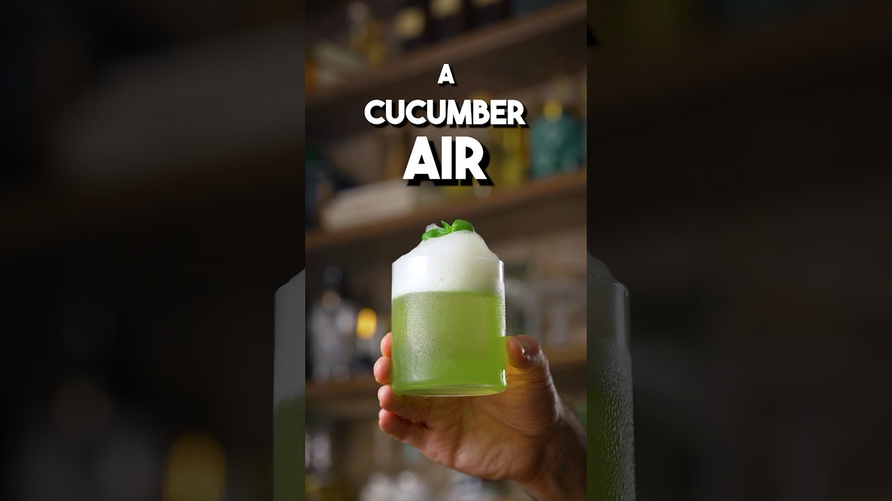 Cucumber Air - Best Cocktail Garnish