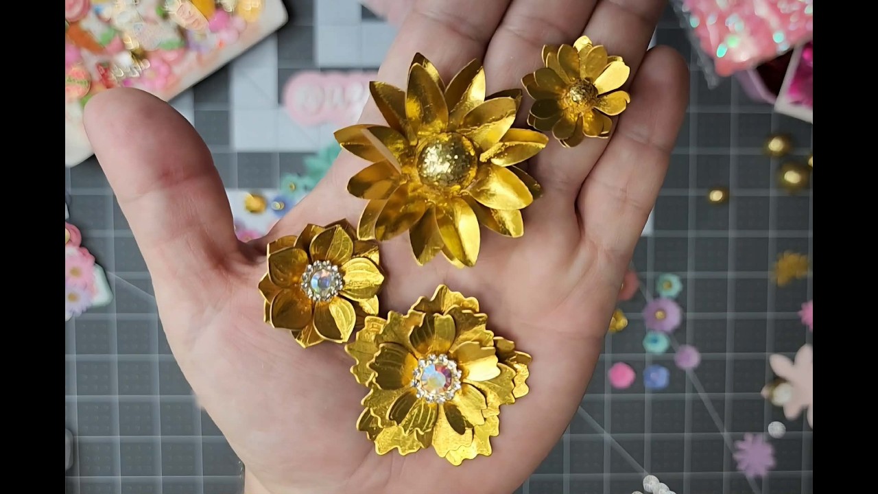 My Process for Making Paper Flowers using a Paper Punch