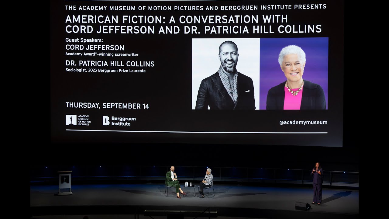 American Fiction: Cord Jefferson and Dr. Patricia Hill Collins