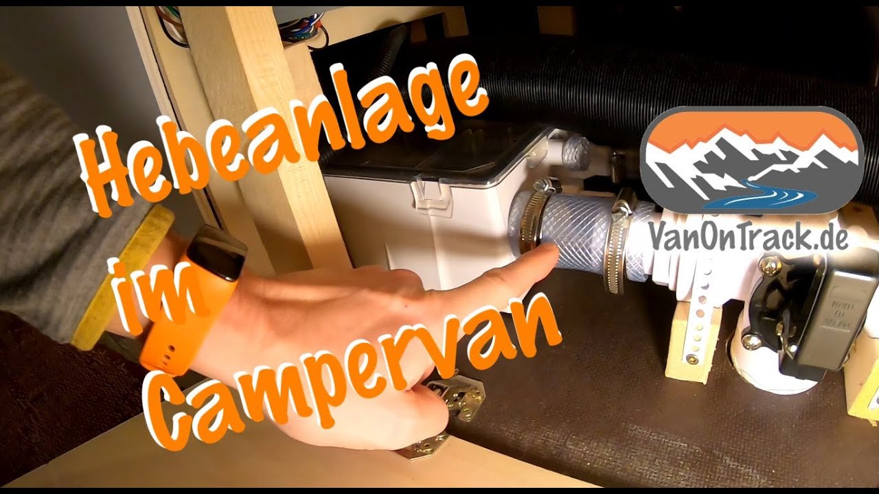 💦 Wozu Hebeanlage im Camper? 🚐 | So kommt unser Duschwasser in den Innentank 🚿