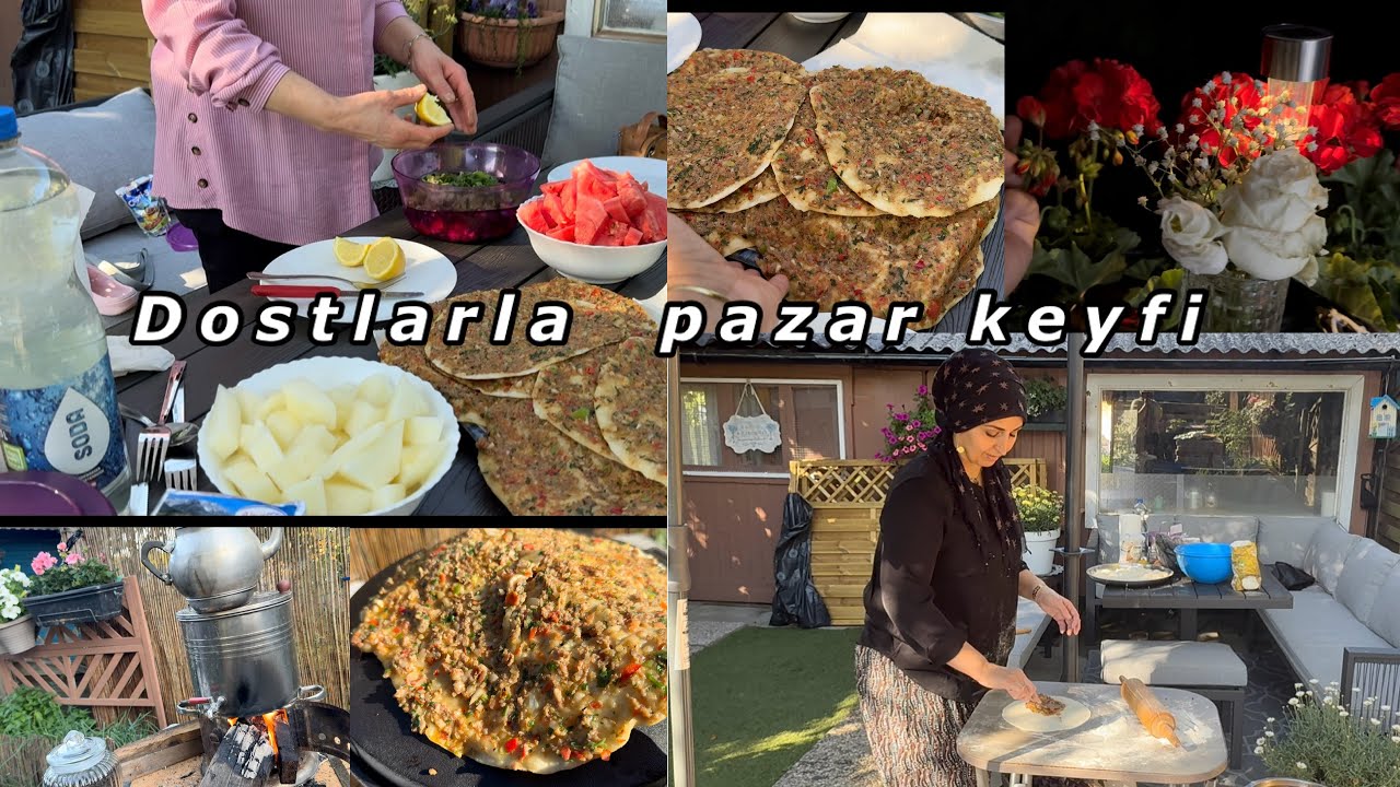 Güzel dostluklara canımız sıkılınca bahcede bulduk kendimizi hava miss ortam güllük gülüstanlık🥰