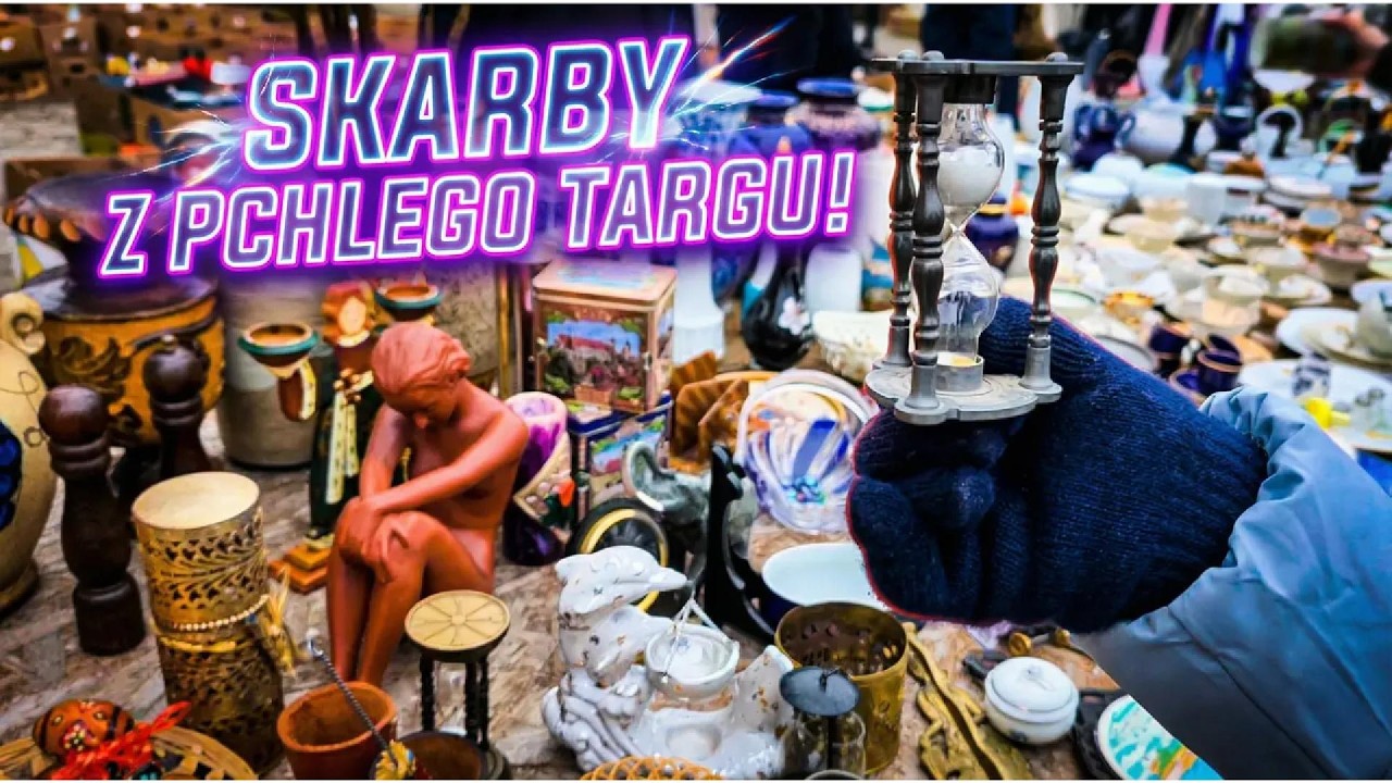 SKARBY Na PCHLim TARGU. NIE UWIERZYSZ CO ZNALEŹLIŚMY? 🕰️🛒✨#pchlitarg #skarby #vintage #starocie