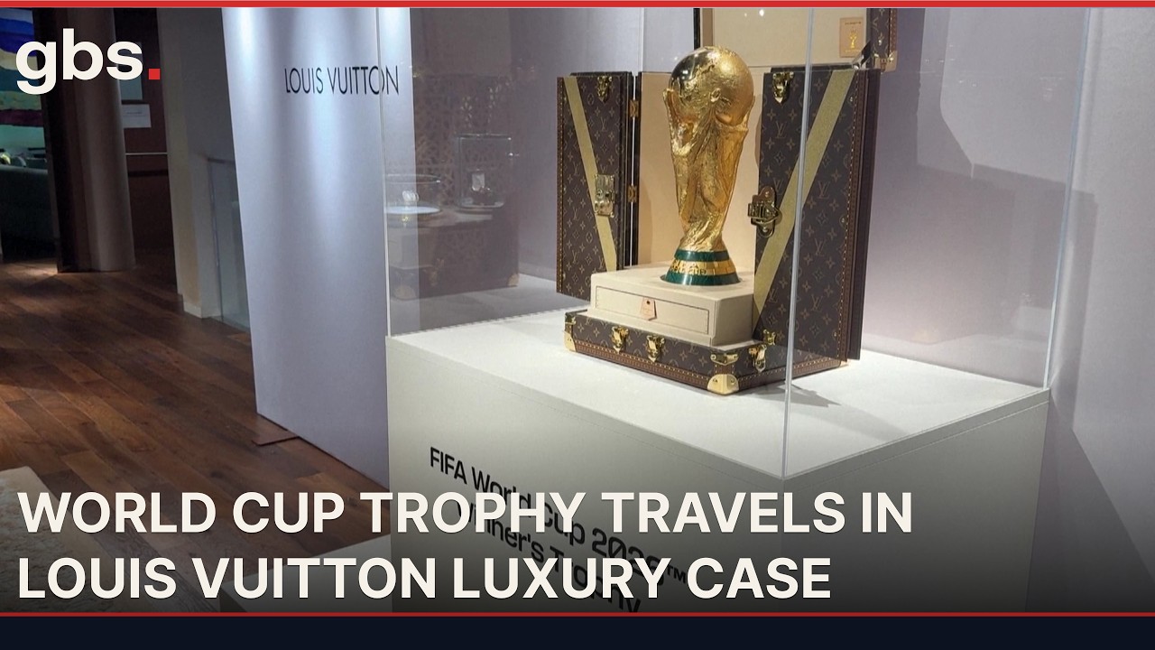 Louis Vuitton's Iconic Trophy Case Showcases the FIFA World Cup Prize | AD1P
