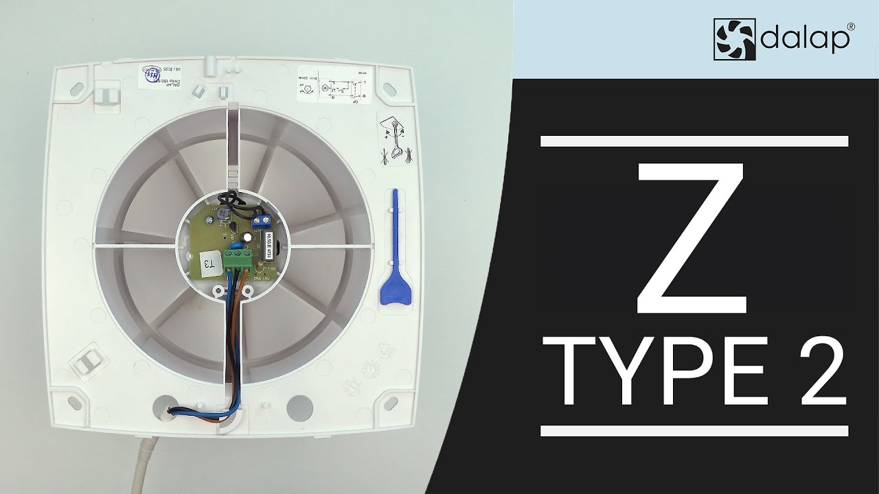 Setarea funcțiilor ventilatorului de baie Dalap cu temporizator (electronică Z tip 2)